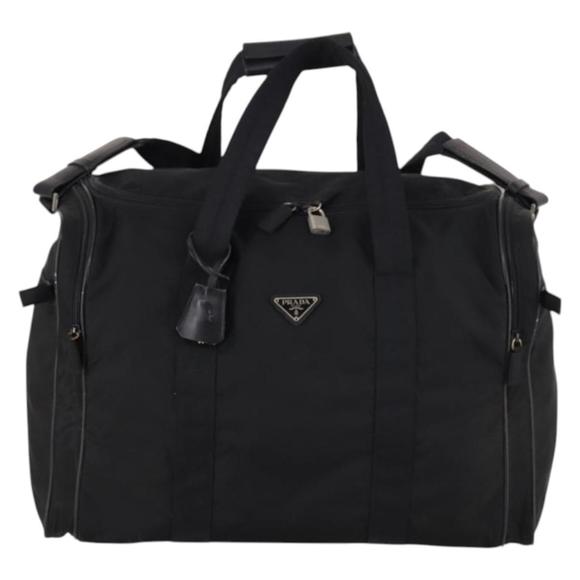 PRADA Boston Bag Nylon 2way Black Silver Auth bs29309 - Picture 13 of 16